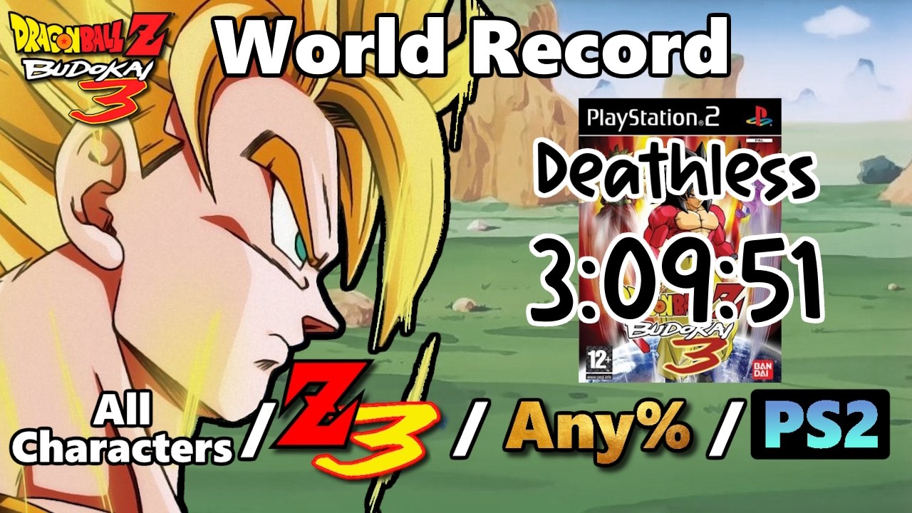 Budokai 3 Speedrun - All Characters/Z3/Any% | PS2 | 3h 09m 51s World Record