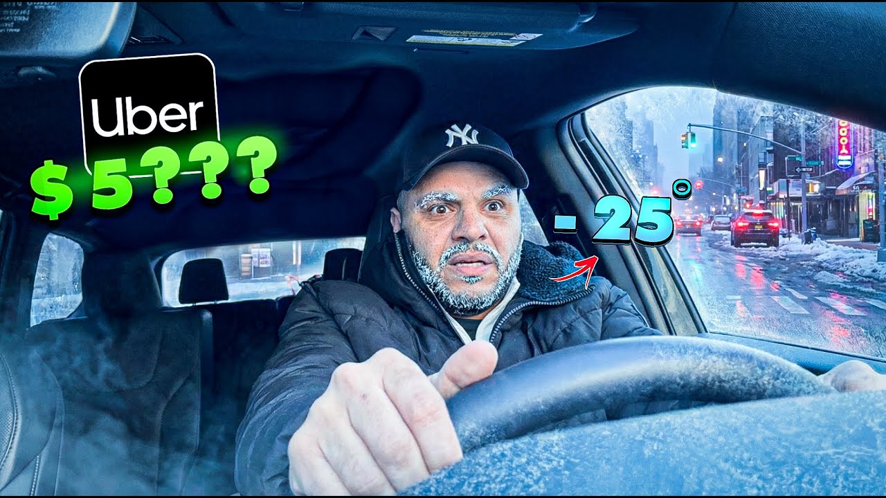 تجمدت عشان 5 دولار؟! 🥶 أسوأ يوم اشتغلت فيه أوبر! -سلسلة بدون خبرة!