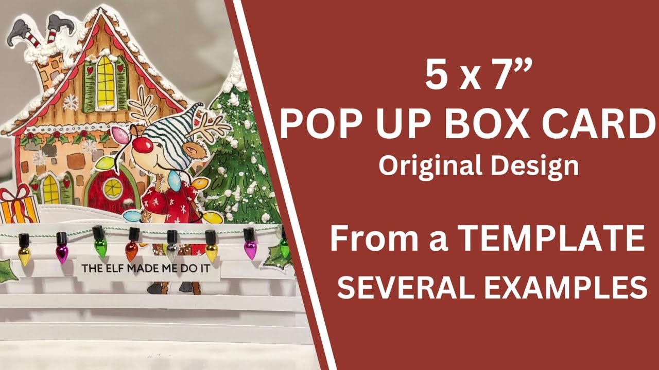 Full Size POP UP BOX CARD - Original Design 5