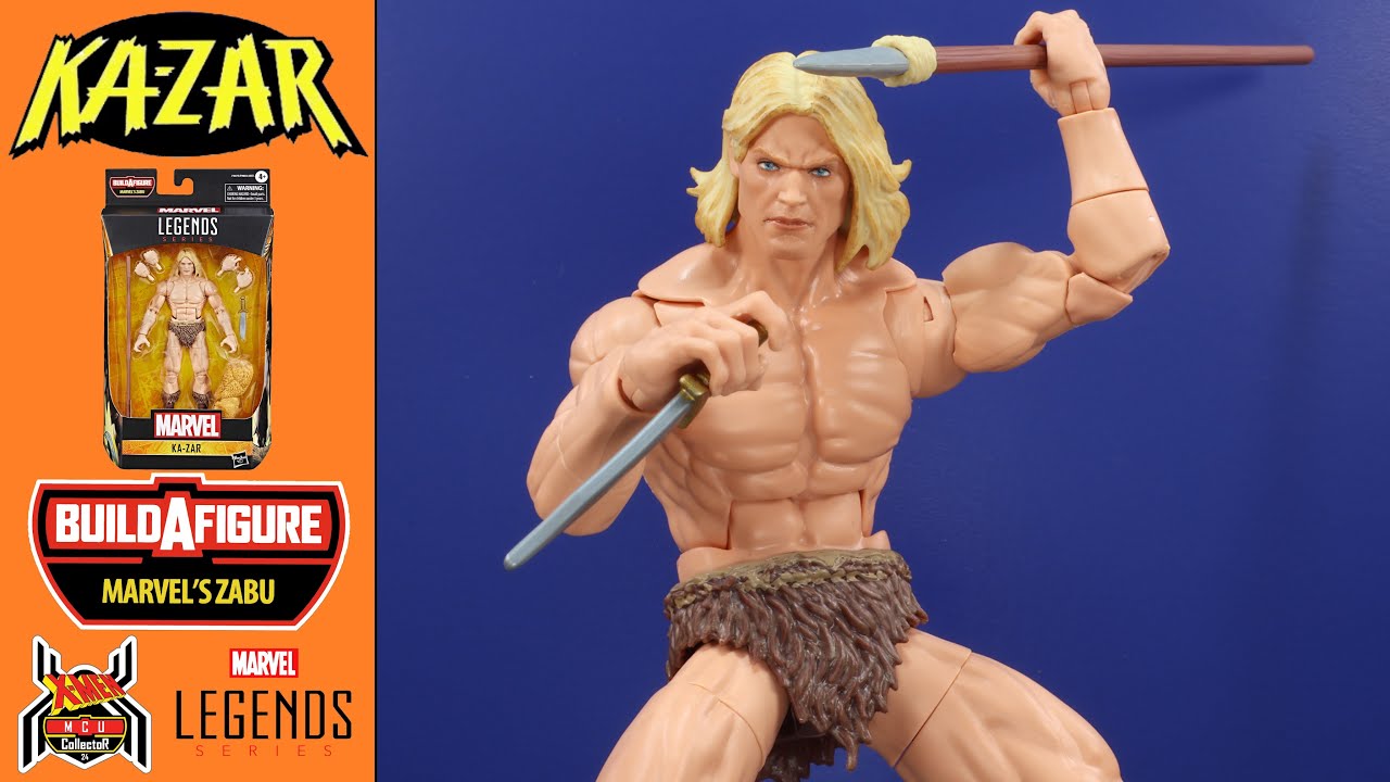 Marvel Legends KA-ZAR Savage Land X-Men Zabu BAF Wave Figure Review
