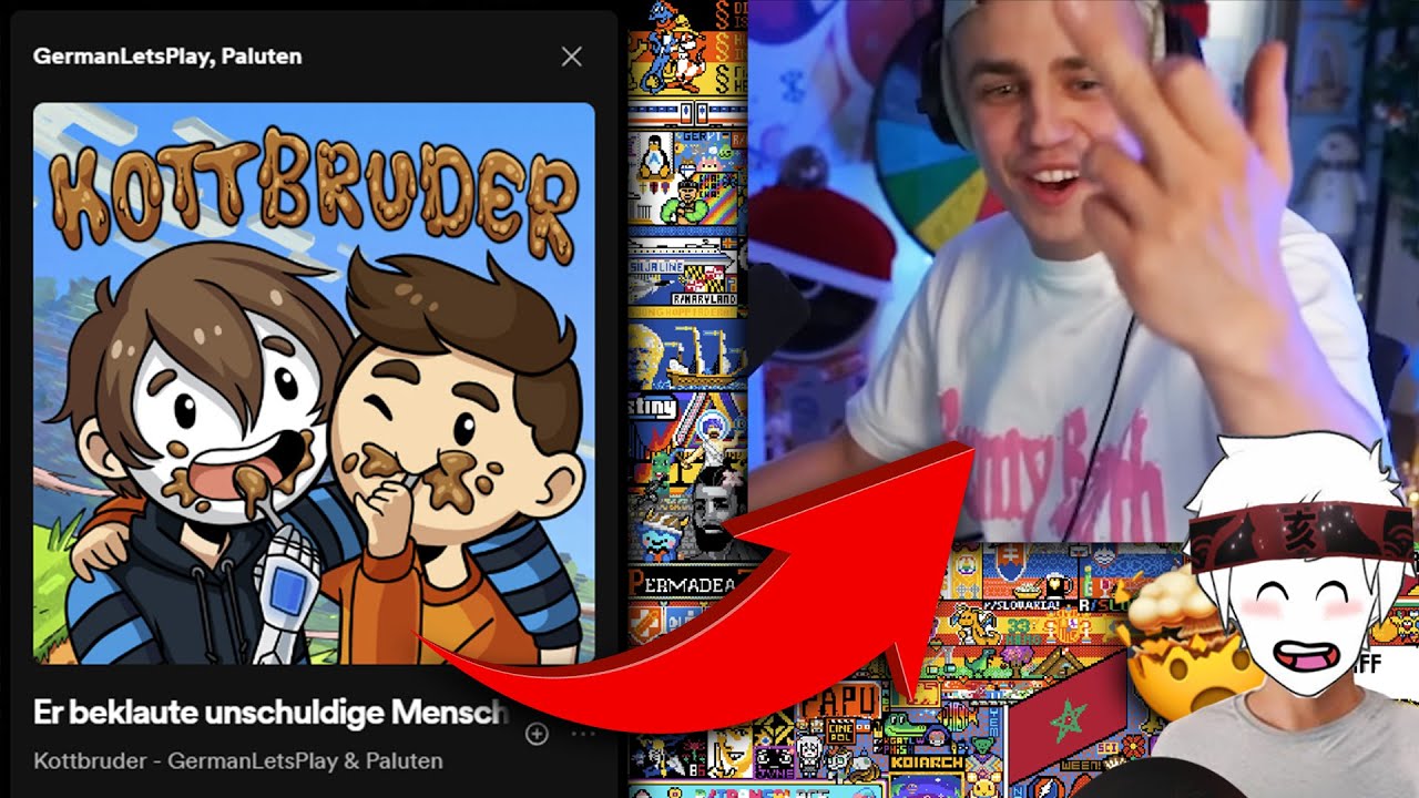 Paluten & GermanLetsPlay reden über Stegi, Papaplatte & R/PLACE in ihrem PODCAST 🤯👀