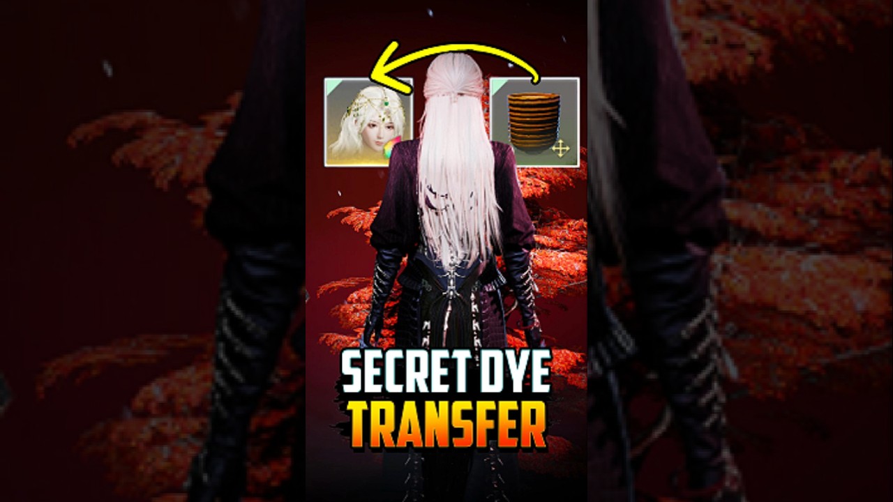 Secret free dye transfer in Where Winds Meet!  #wherewindsmeet #gaming #gacha #wwm