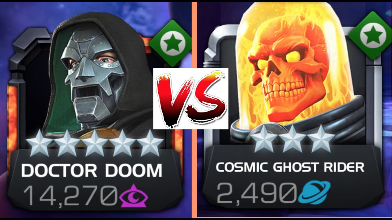 5 ⭐ Doom vs 3 ⭐ CGR - Damage Comparison