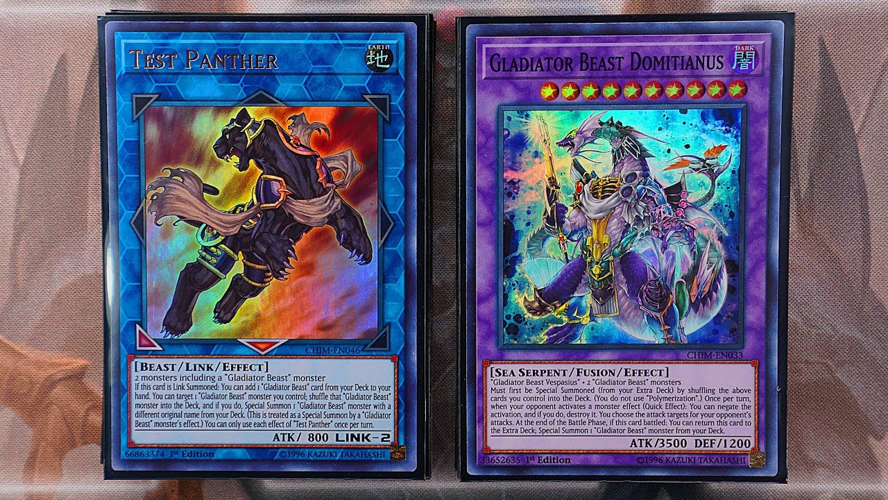 Yu-Gi-Oh! BEST! NEW GLADIATOR BEAST DECK PROFILE! 4 NEGATE COMBOS! OCTOBER 2019 BANLIST! (POST CHIM)