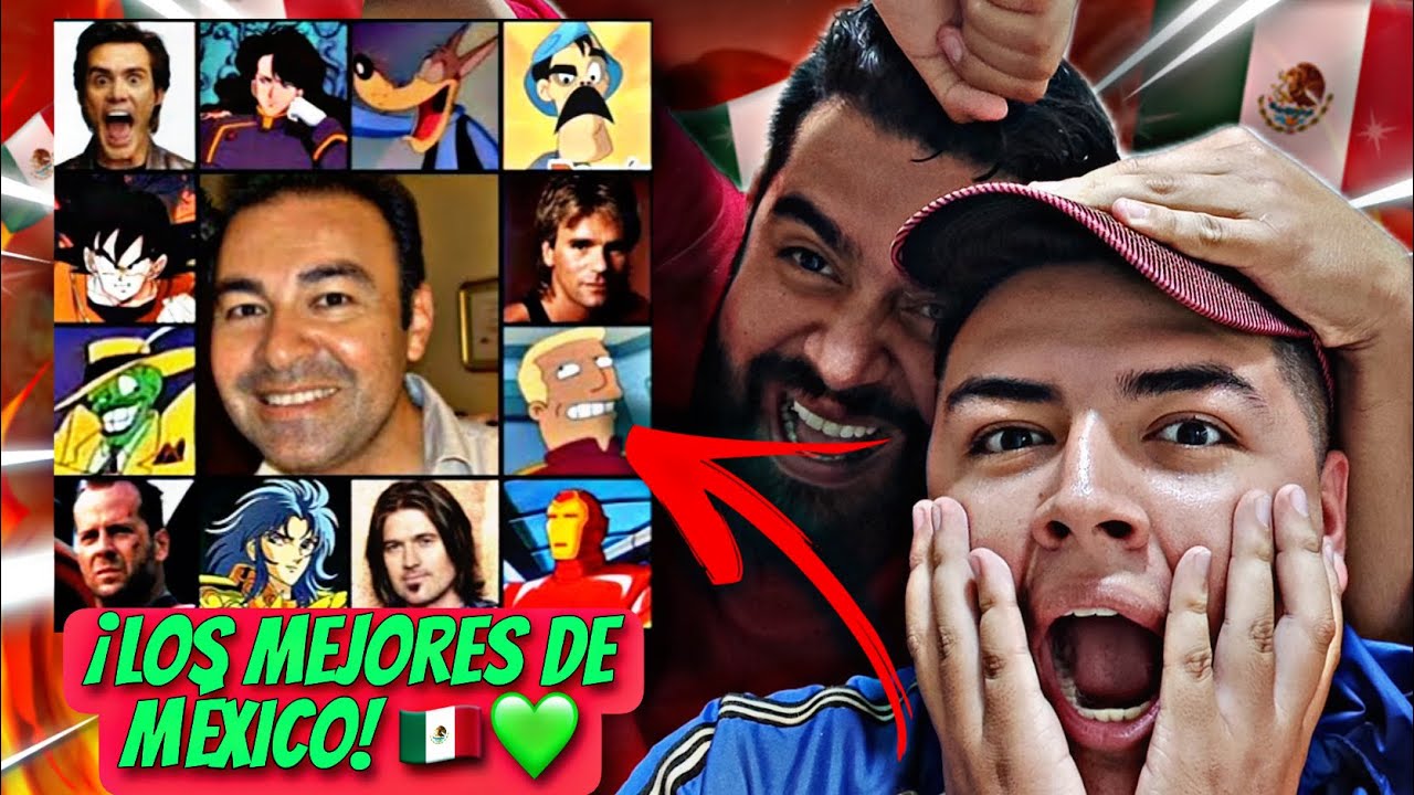 reacción a Las leyendas del doblaje Mexicano!!🇲🇽🤩 México llevó este arte a otro NIVEL🚀