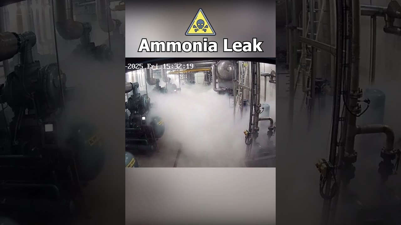 Anhydrous ammonia leak