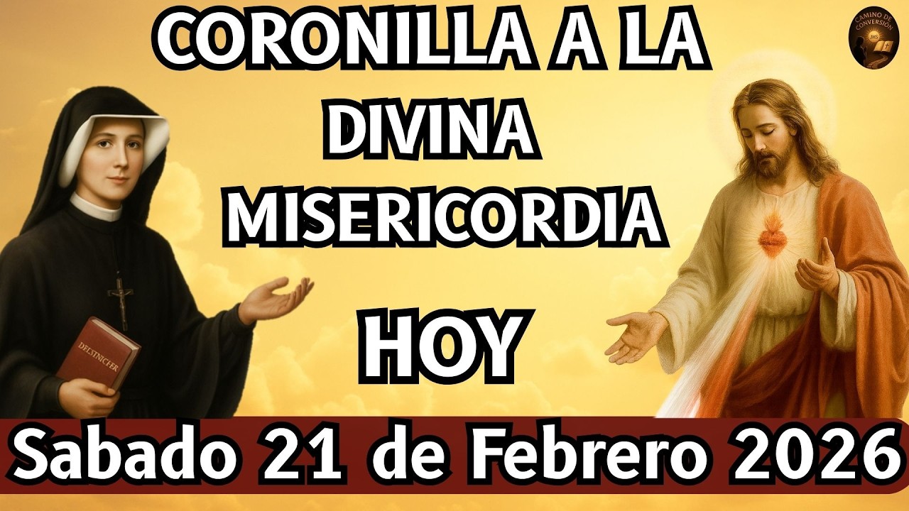 CORONILLA a la Divina MISERICORDIA de Hoy  SÁBADO 28 de FEBRERO  FRENTE al SANTÍSIMO SACRAMENTO