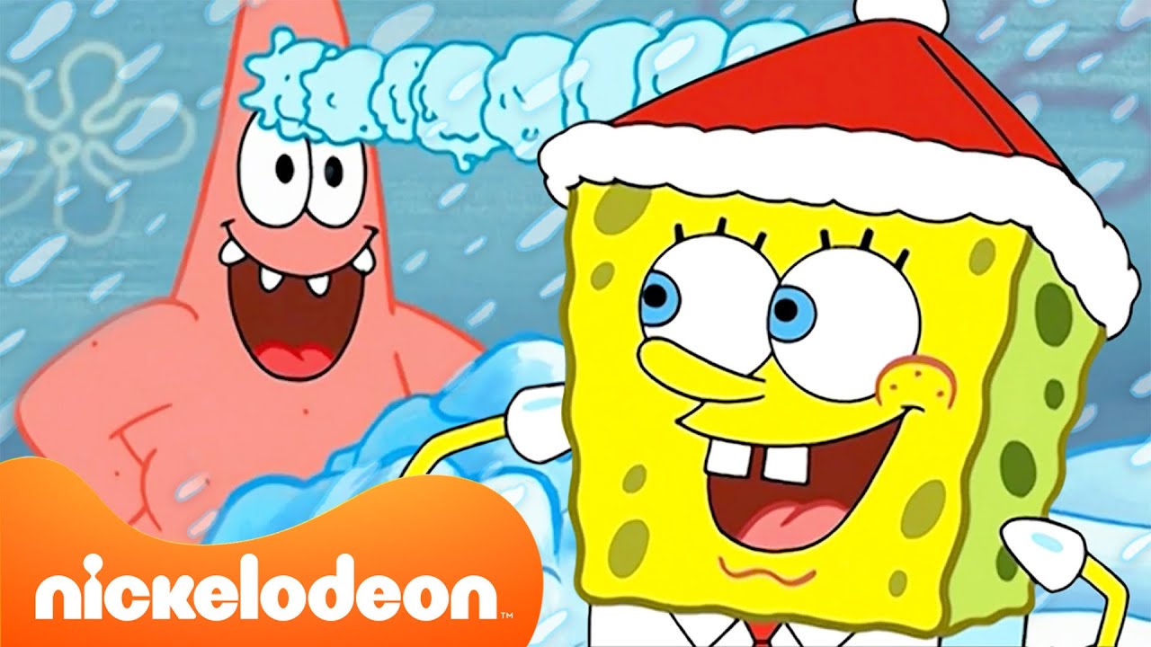 SpongeBob | 30 minuten sneeuwpret in Bikini Bottom ☃️ | Nickelodeon Nederlands