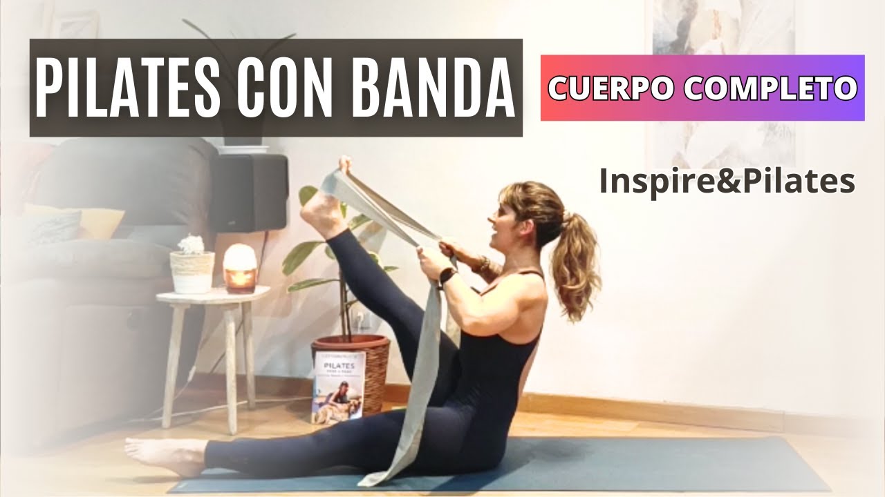 Pilates con BANDA ELÁSTICA | Rutina Completa para Tonificar Todo el Cuerpo en Casa