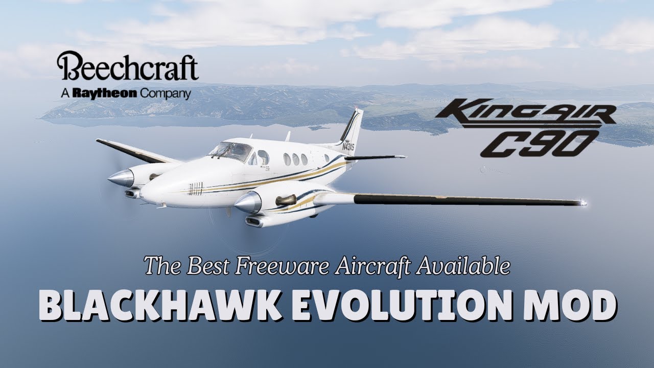 Модификация King Air C90B Blackhawk Evolution | X Plane 12