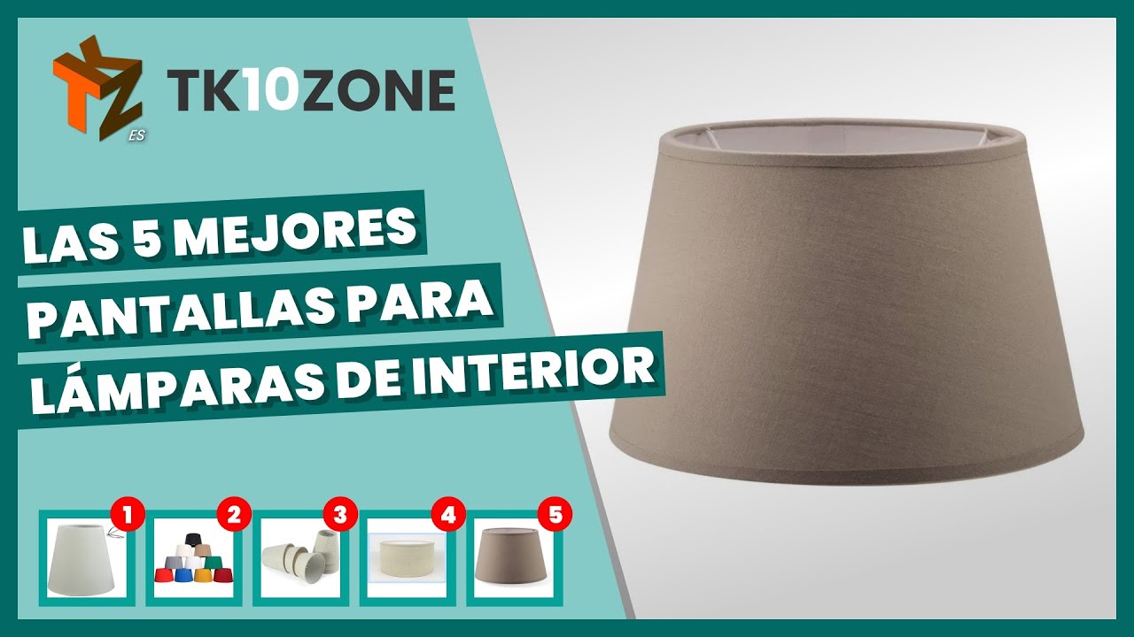 Las 5 mejores pantallas para lámparas de interior