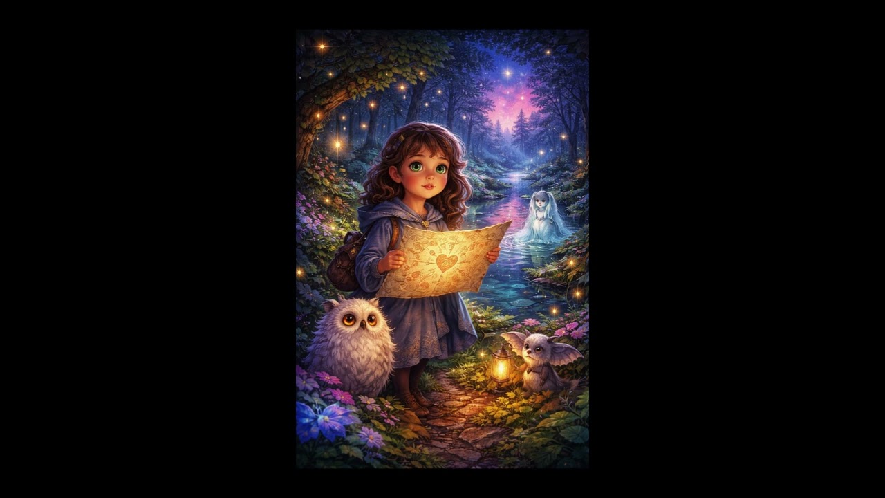 Luna and the Map of Hidden Feelings // Sleep Stories for Kids