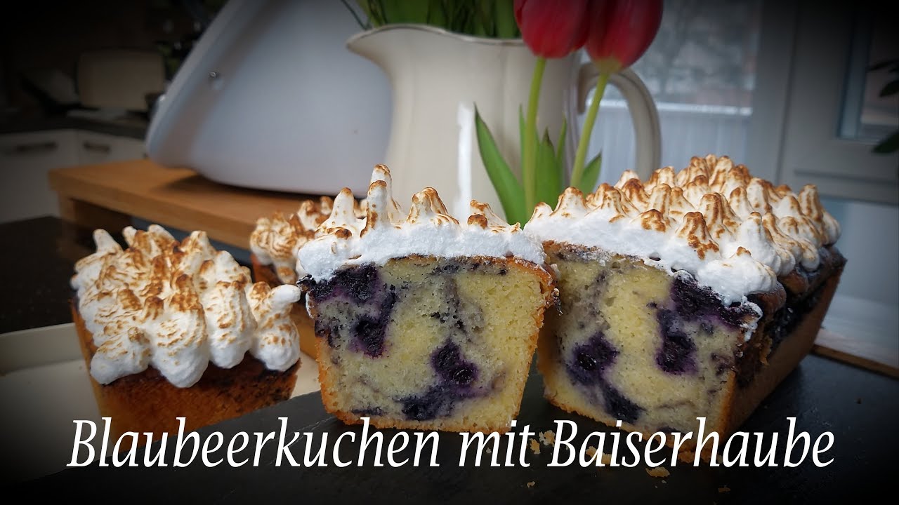 Thermomix® TM31 - TM5 - TM6   Blaubeerkuchen mit Baiserhaube