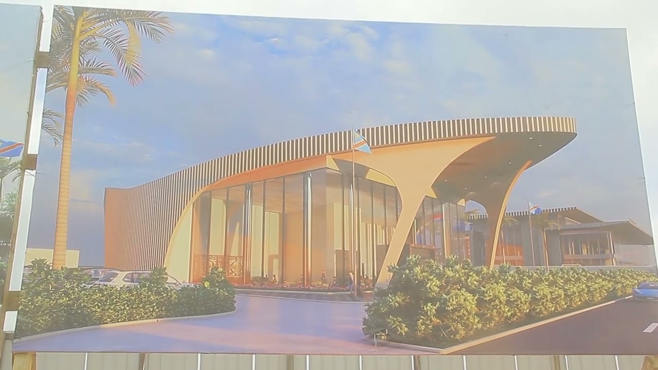 Voici le pavillon Présidentiel que S.E Fifi Masuka construit à l'aéroport de Kolwezi.