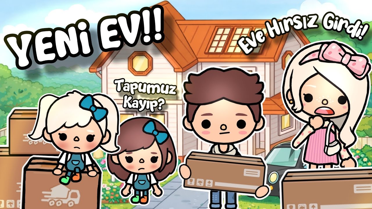 YENİ EV!! Tapumuz Kayıp!!📃❌️ / Toca Boca World Türkçe / Justin Toca 
