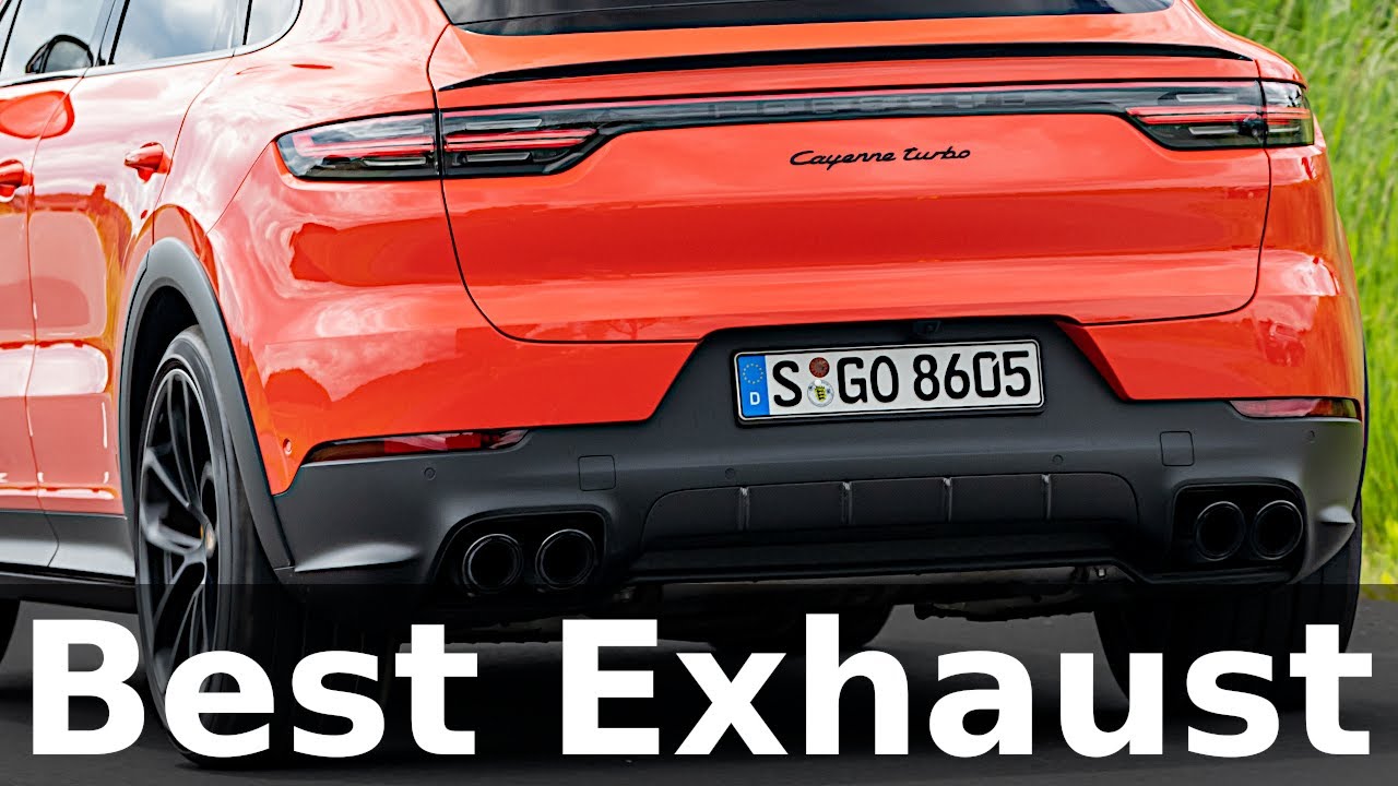 Best Exhaust Upgrade for Porsche Cayenne Turbo 2019+ twin-turbo V8 4.0 -Sound Comparison