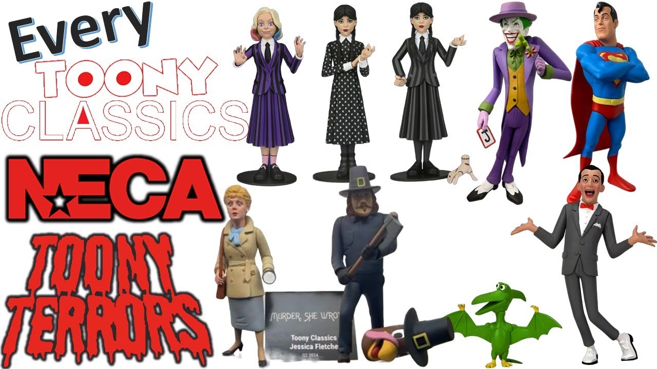 ***see newer video*** Every NECA Toony Classics Toony Terrors Comparions List