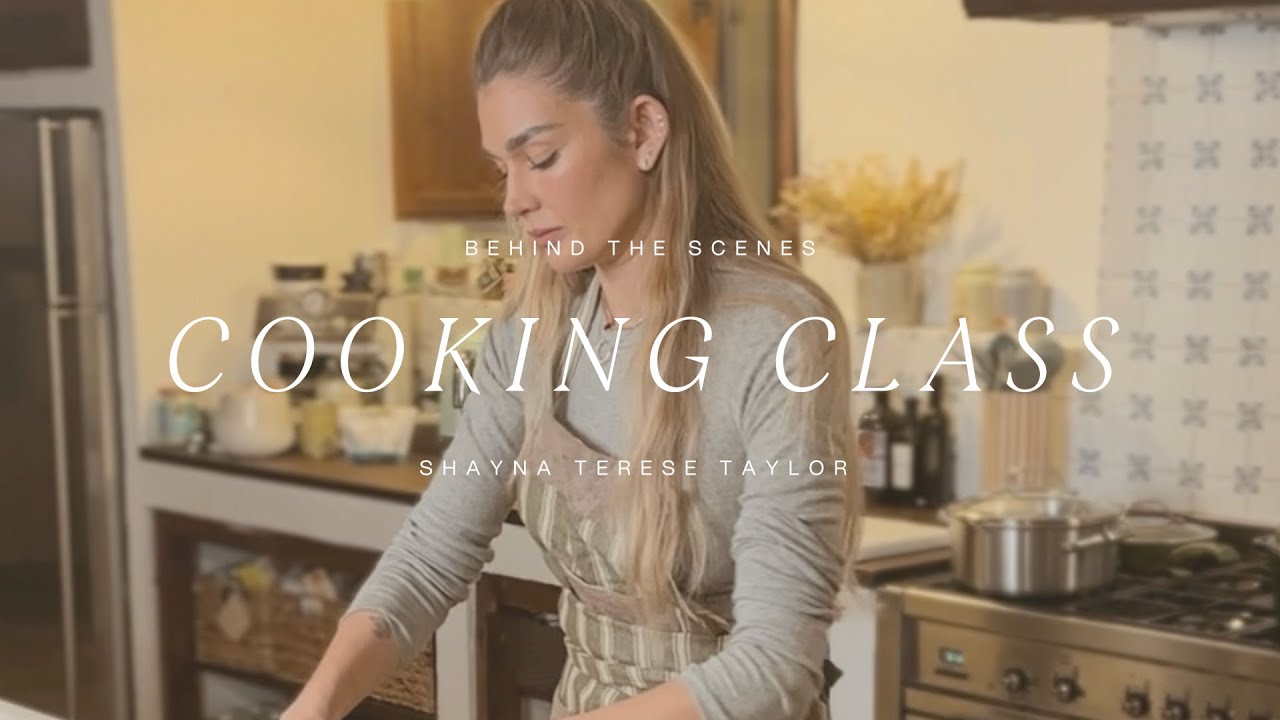 My First Cooking Class | Behind the Scenes & Grocery Shop with Me | Shayna Terese Taylor