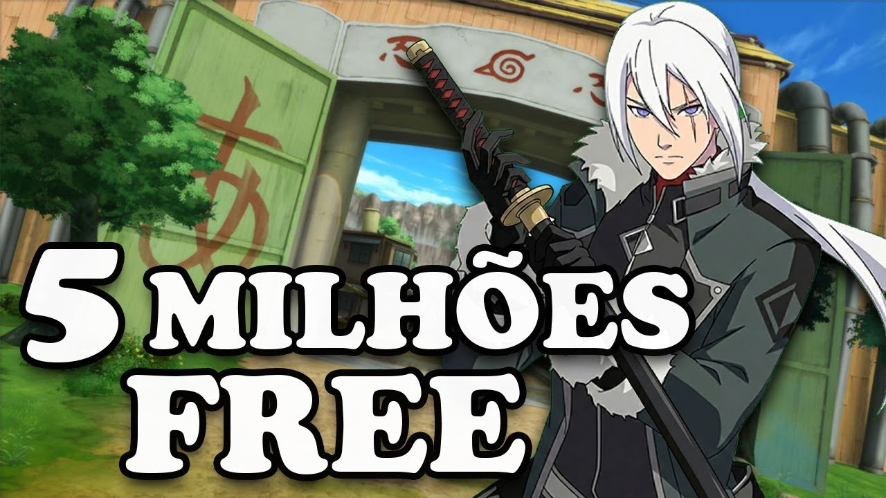 FREE COM 5 MILHÕES DE FORÇA?! | ELE UPA A CONTA A CADA 6 MESES - NARUTO ONLINE