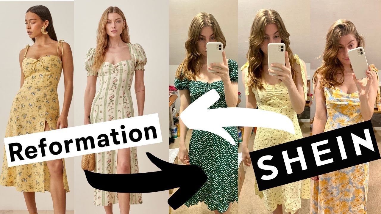 SHEIN DUPES FOR REFORMATION DRESSES???