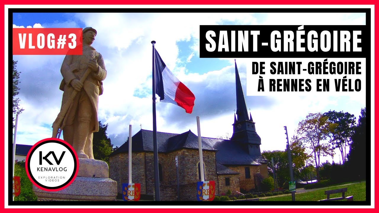 🚲 DE SAINT GRÉGOIRE À RENNES EN VÉLO (35) CANAL SAINT MARTIN (BRETAGNE) - VLOG#3