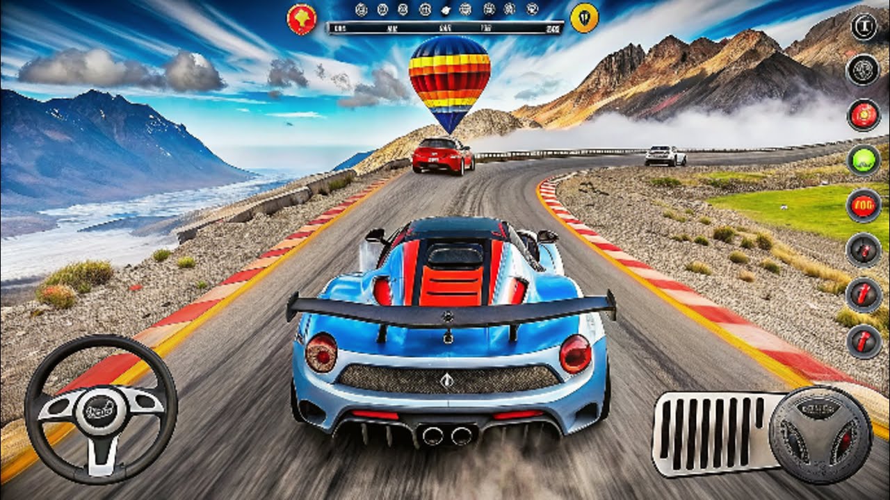 Epic High Speed GT Car Stunt Challenge: Deadly Sky Ramp Survival Mobil Android GamePlay #2