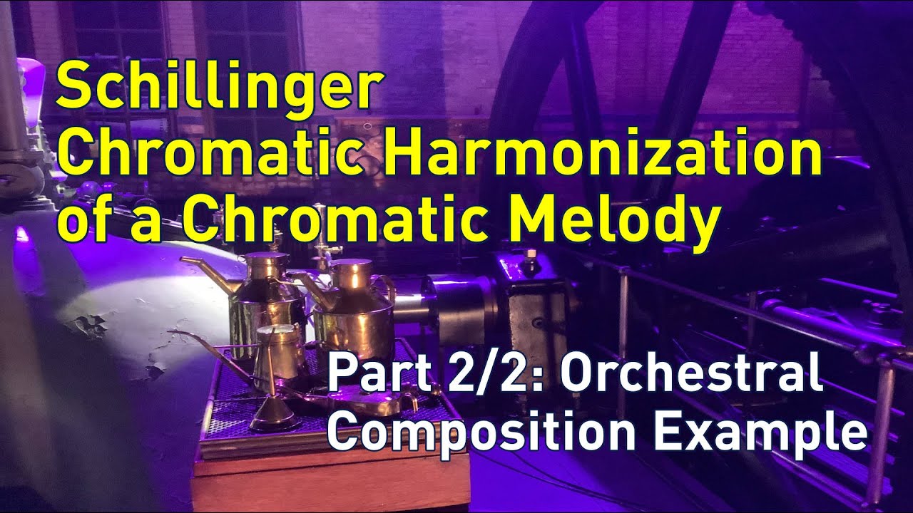 Schillinger Chromatic Harmonization of a Chromatic Melody: Part 2 Orchestral Composition Example