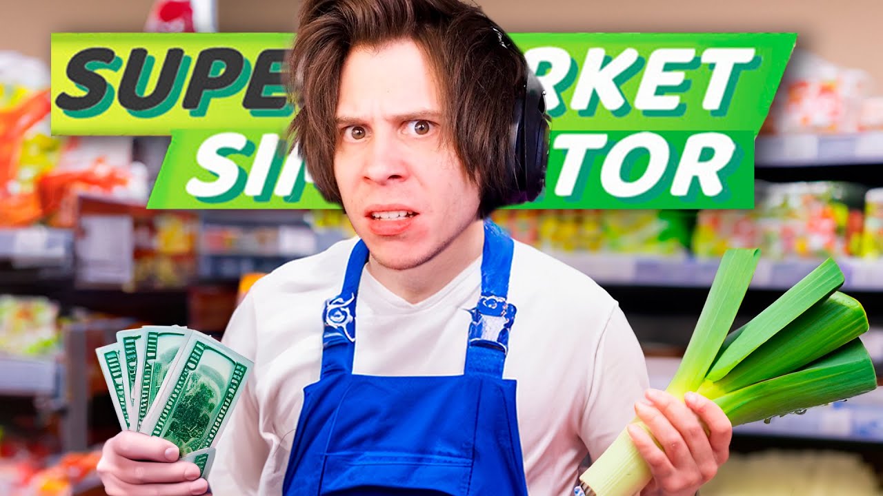 Streamer Trabaja Por Primera Vez | Supermarket Simulator
