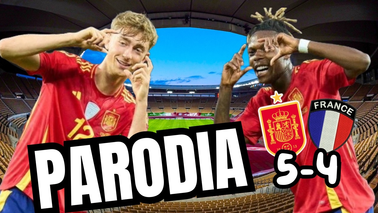👋Canci&oacute;n ESPA&Ntilde;A vs FRANCIA 5-4 | SEMIFINALES NATIONS LEAGUE 24-25 (PARODIA)