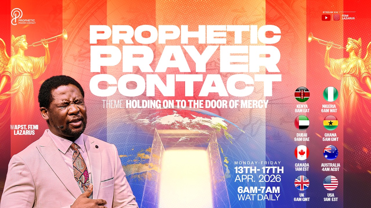 PROPHETIC PRAYER CONTACT || 16TH APRIL 2026