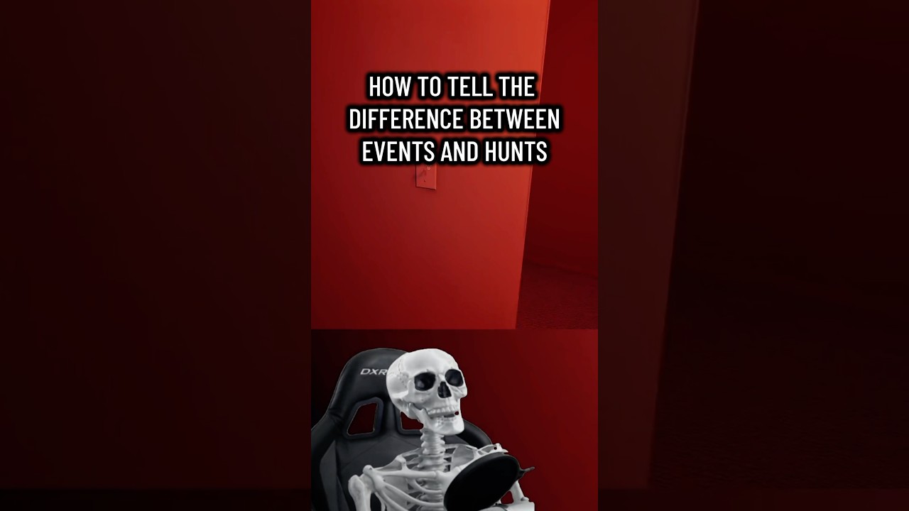 How to tell the difference between Events and Hunts in 