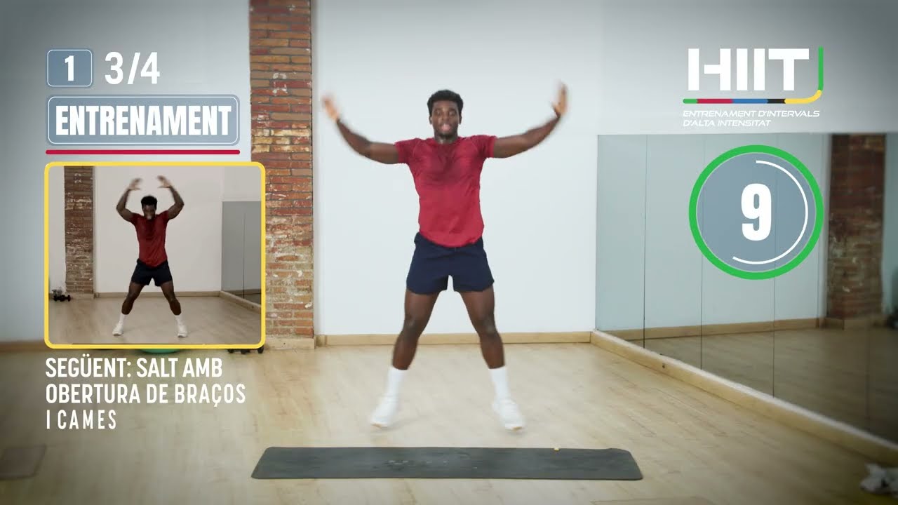HIIT. Entrenament d'intervals d'alta intensitat. Motor Global