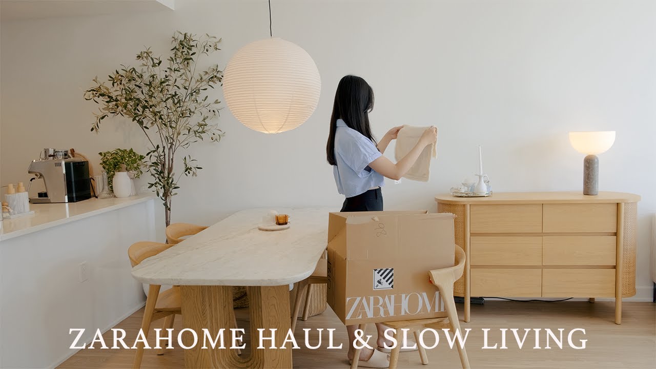 ZARAHOME Покупленные товары & Slow living｜Ежедневная жизнь наполнена вещами, которые мне нравятся🍃