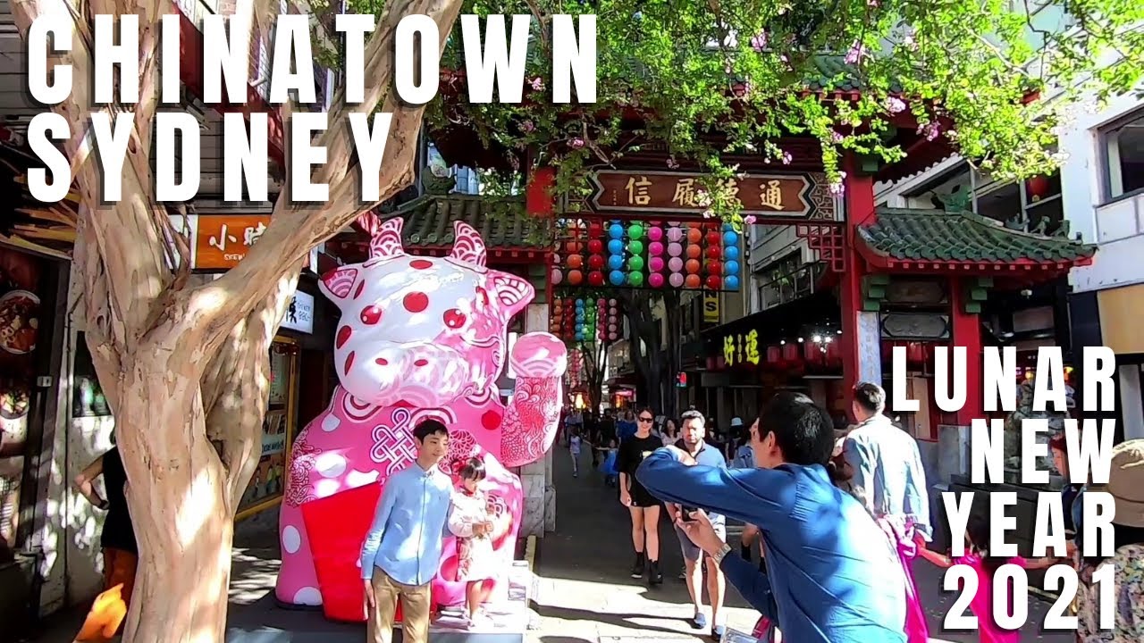 Chinatown Sydney, Dixon Street on Lunar New Year 2021, NSW Australia