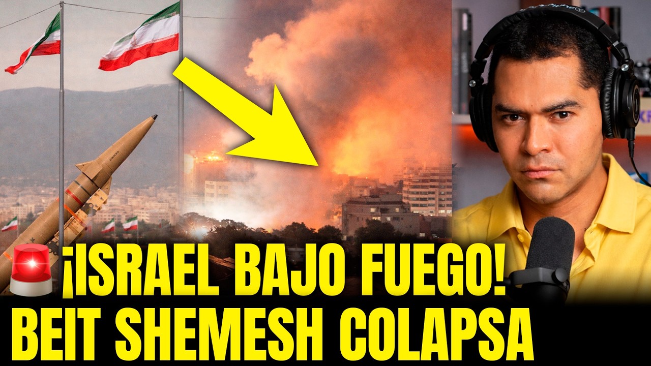 🚨IRÁN ATACA ISRAEL: BEIT SHEMESH QUEDA DEVASTADA Y EL DOMO DE HIERRO NO LO DETIENE