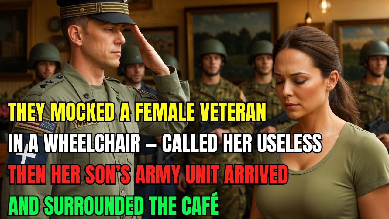 They Mocked a Female Veteran in a Wheelchair &mdash; Then Her Son's Army Unit Surrounded the Caf&eacute;