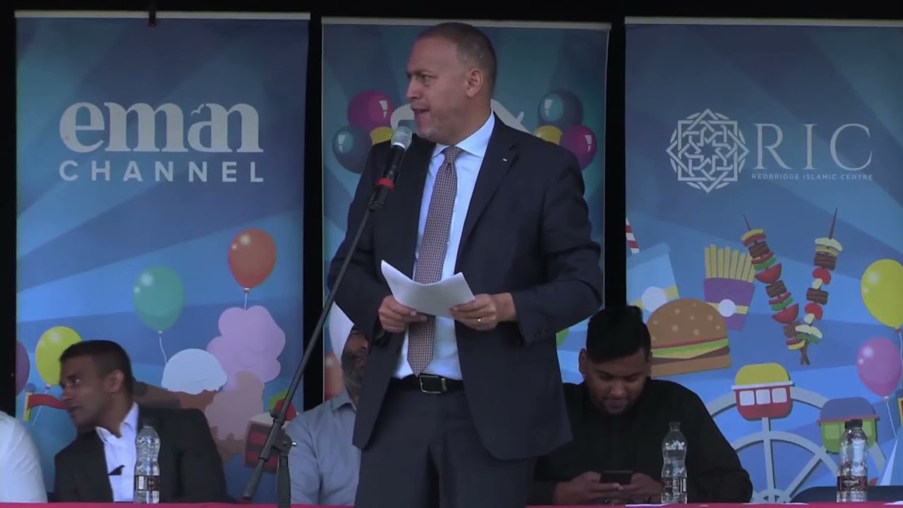 Ambassador Zomlot on Eid Prayer in Ilford, East London [20/07/2021][Arabic subs]