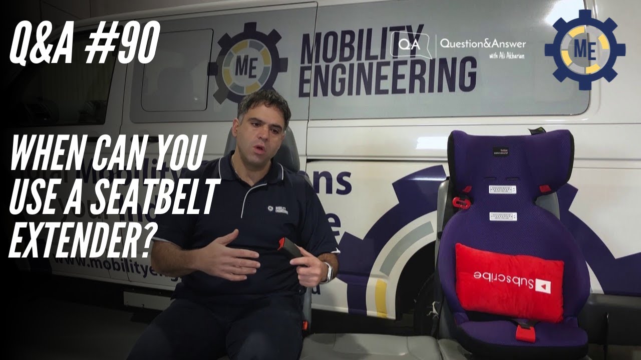 Q&A #090 - When can you use a Seatbelt Extender?