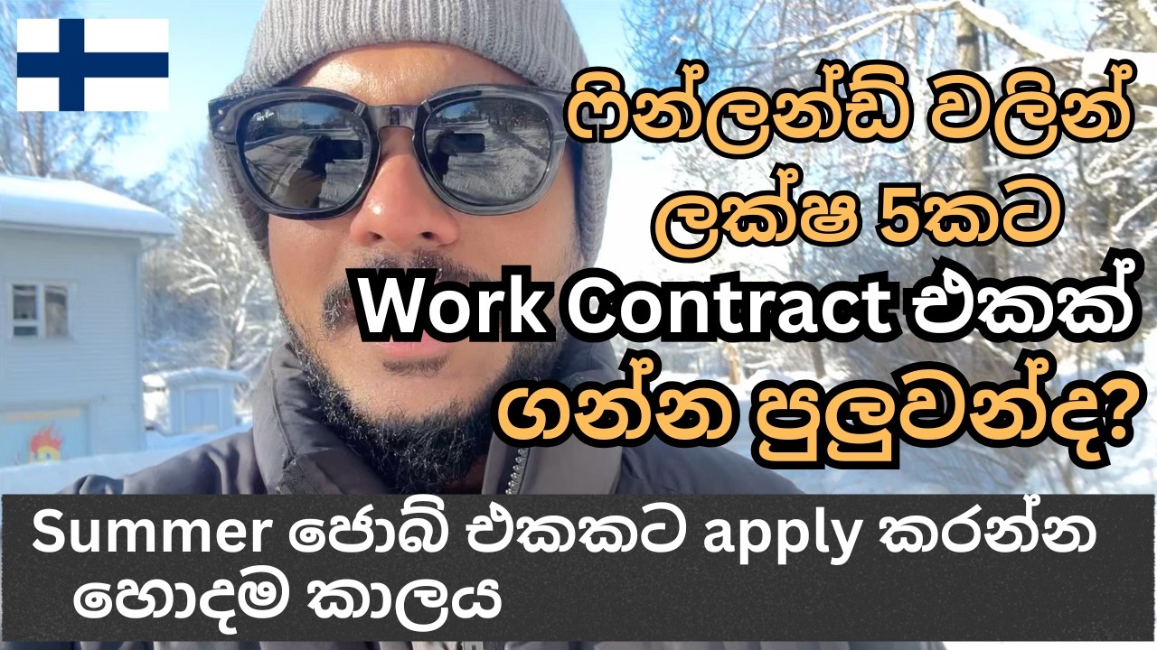 ලංකාවෙ ඉදන් ෆින්ලන්තයට Job Visa එන්න පුලුවන්ද | Work Contract මාෆියාවට අහුවෙන්න කලින් බලන්න 🇫🇮 
