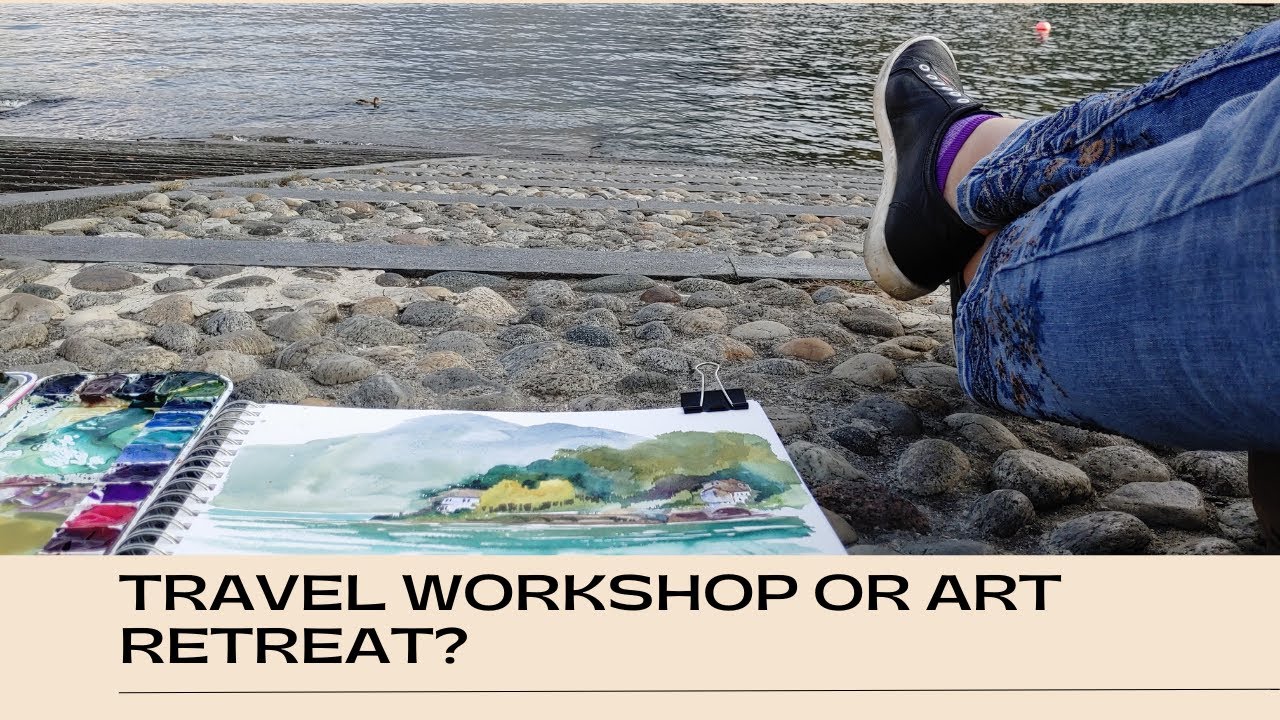 What's the difference between a travel watercolor workshop and an art retreat?