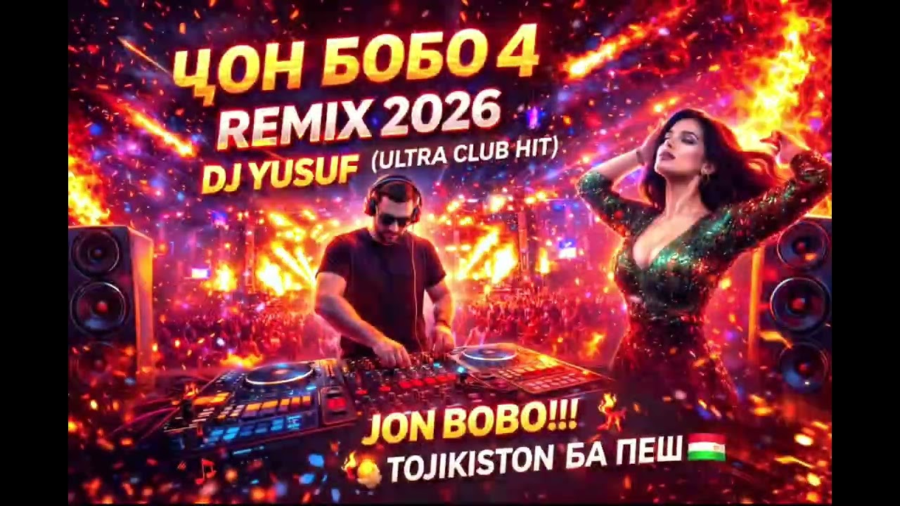 ҶОН БОБО 4 🔥💃 REMIX 2026 | DJ YUSUF (ULTRA CLUB HIT) JON BOBO 4 🔥💃REMIX 2026 | (TAJIK CLUB HIT)