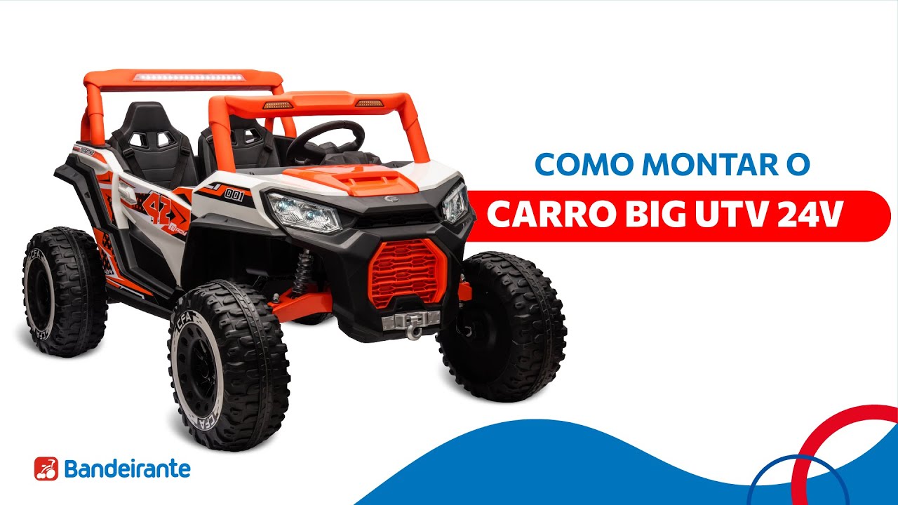 Como Montar Carro Big UTV Infantil 🚗 | Passo a Passo