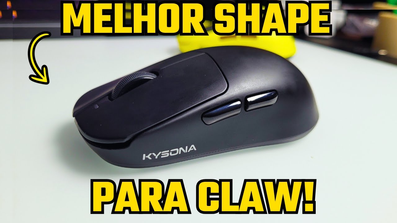 KYSONA MERCURY PRO - O Melhor MOUSE BARATO Para Pegada Claw? - Unboxing e Primeiras Impressões