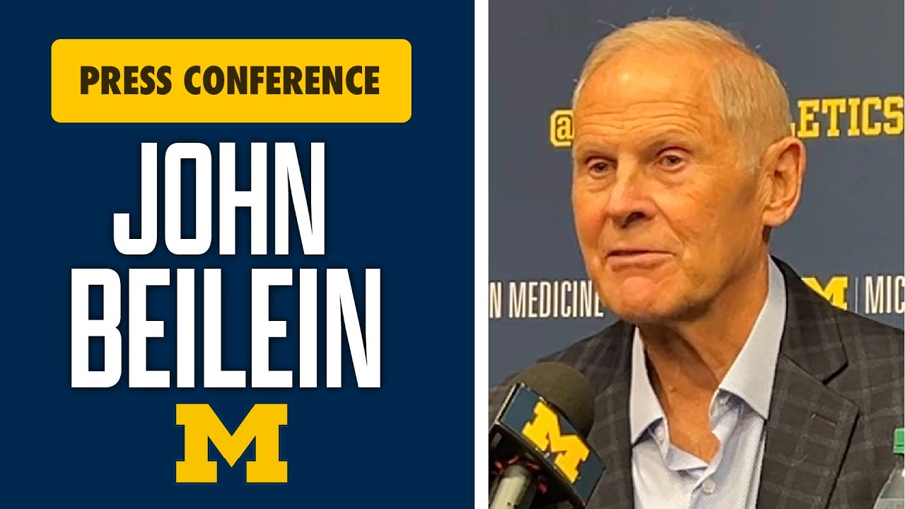 John Beilein Press Conference At Trey Burke Jersey Night | Michigan Basketball
