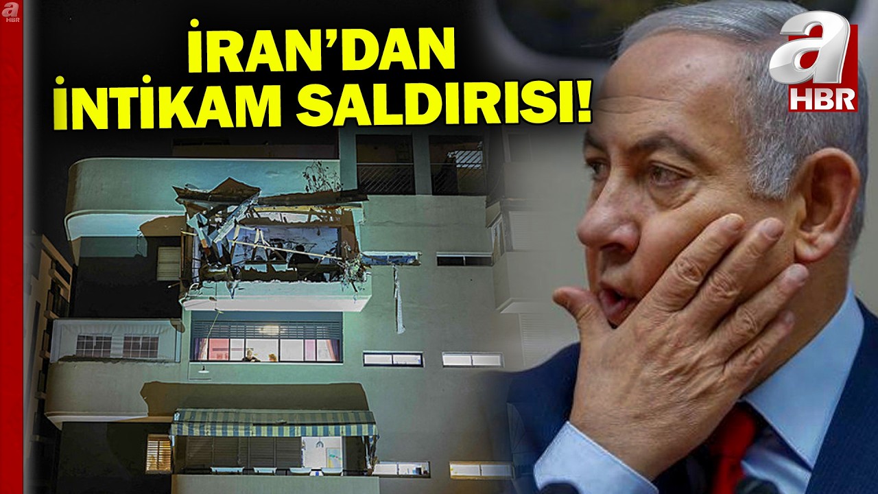 İran'dan Laricani'nin ölümü sonrası intikam saldırısı! Tel Aviv ve Ramat Gan vuruldu | A Haber