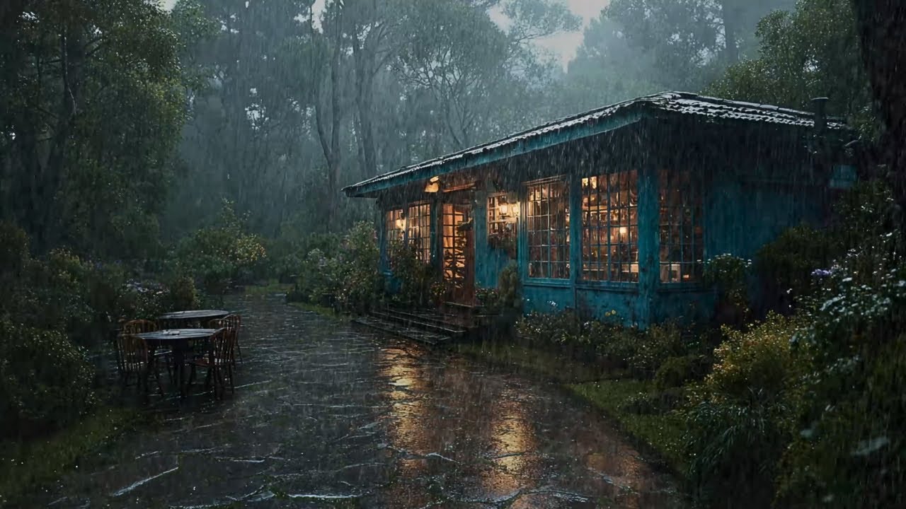 Sonido de Lluvia y Truenos Suaves para Dormir 🌧⚡ Sue&ntilde;o Profundo, Relajaci&oacute;n y ASMR Natural