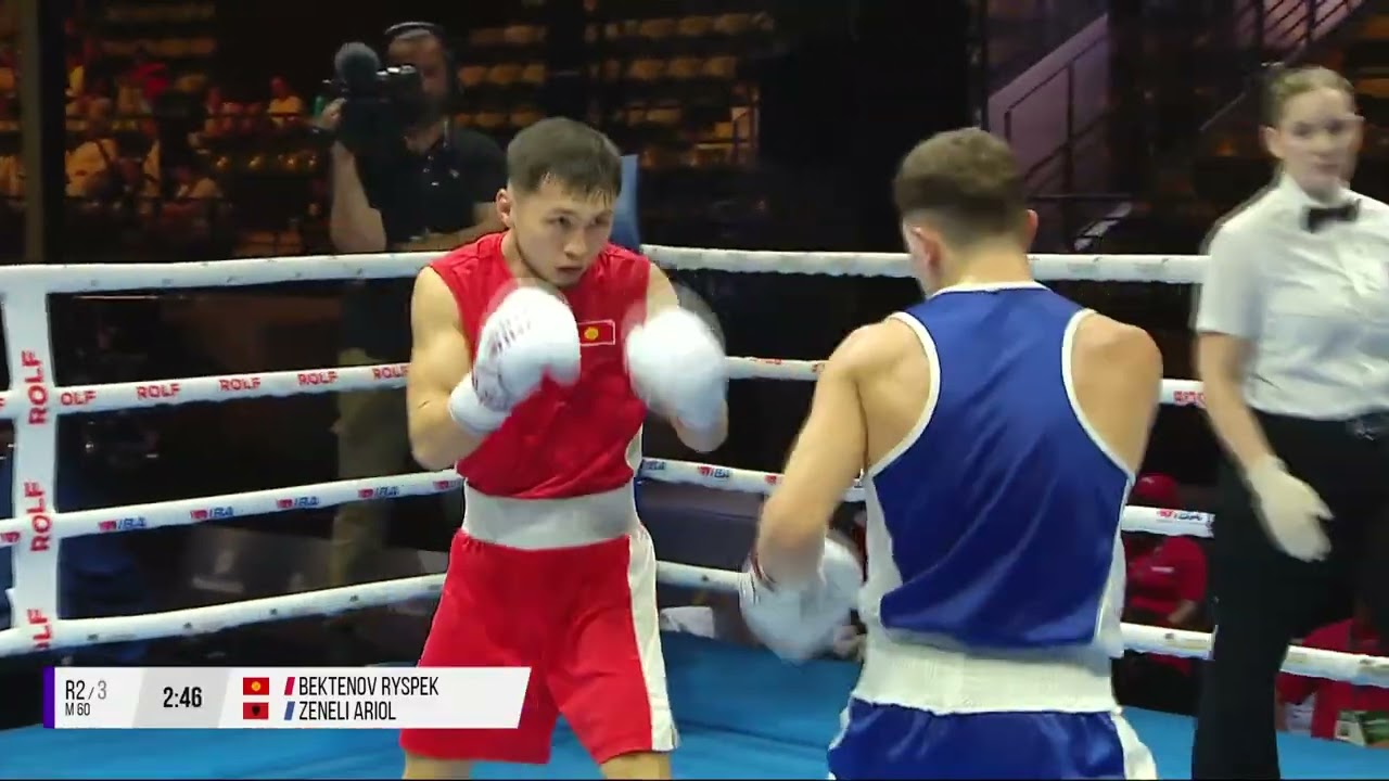 60kg BEKTENOV Ryspek 🇰🇬 vs ZENELI Ariol 🇦🇱 | IBA 2025 Men’s WBCHs