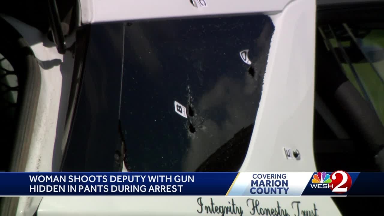 Woman shoots deputy with gun hidden in pants during arrest