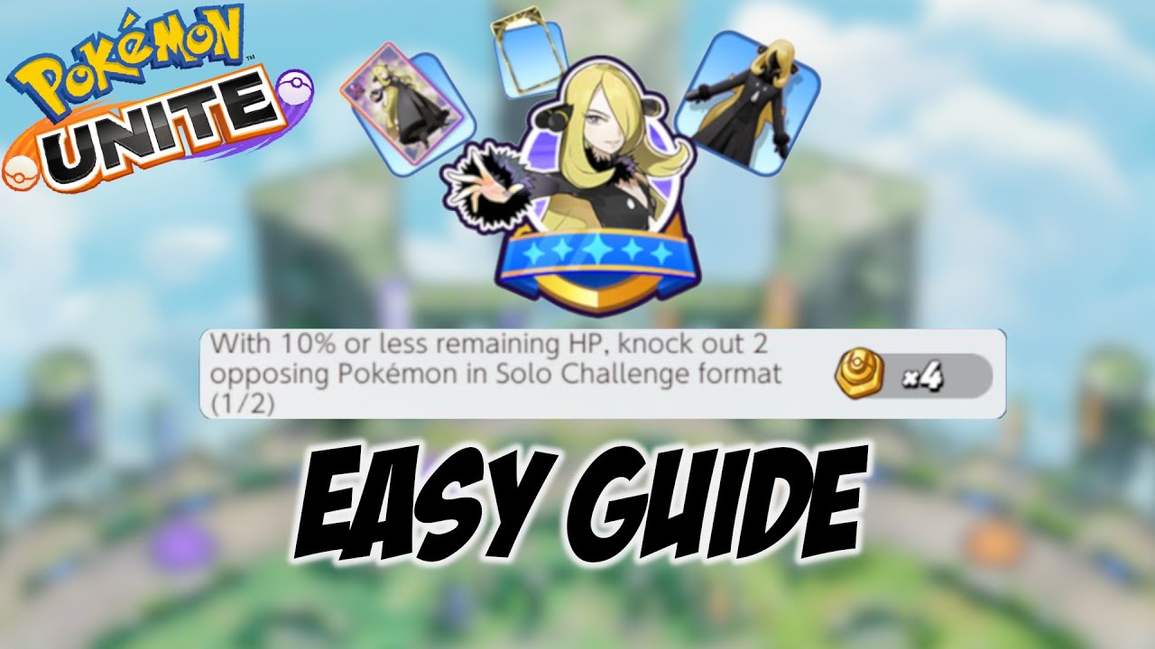 How to Beat HARDEST Solo Challenge Mission - Pokemon Unite