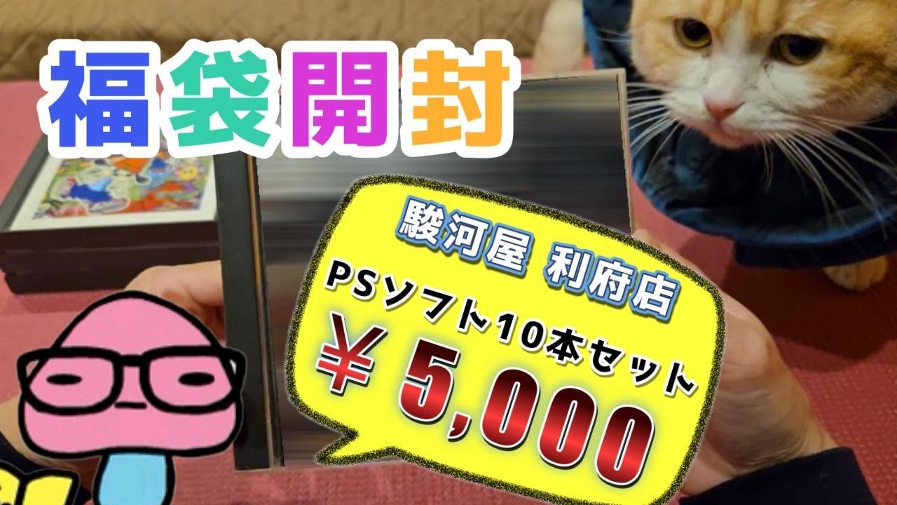 駿河屋利府店さんのSS福袋とPS福袋を購入！PS福袋開封編。